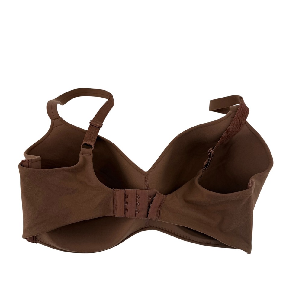 Wacoal How Perfect‎ Wire Free Lined T-Shirt Bra Brown 852189 Size 34DDD Soft - Picture 3 of 5